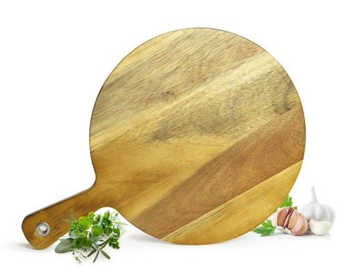 Tagliere per pizza con - , manico