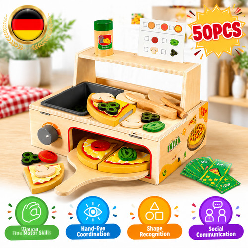 Forno pizza playset 50pz - pizza, in